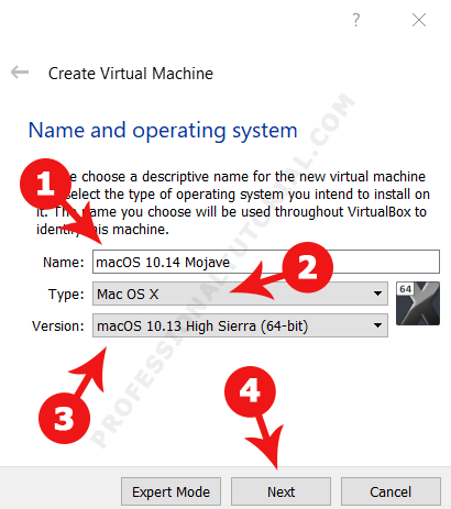 Name and Operating System