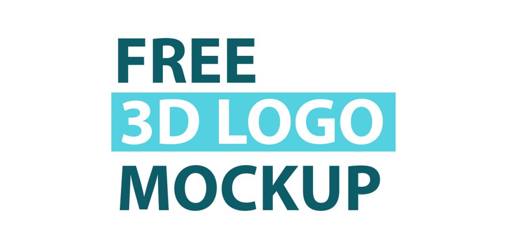 FREE 3D LOGO MOCKUP