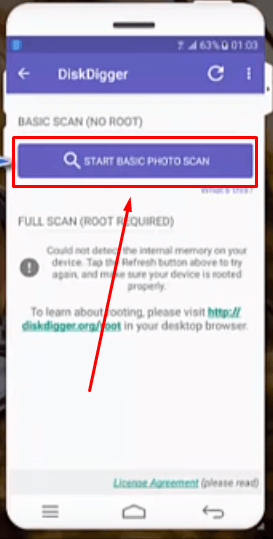 Start Basic photo Scan