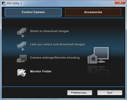 Canon EOS Utility Software