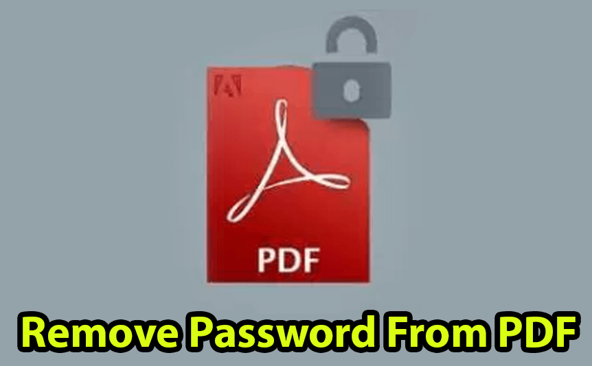 Remove Password from PDF