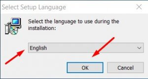 Language selection