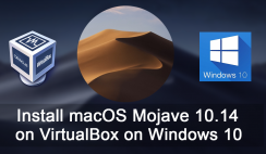 Install macOS 10.14 Mojave on VirtualBox Windows 10
