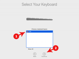 Select Keyboard